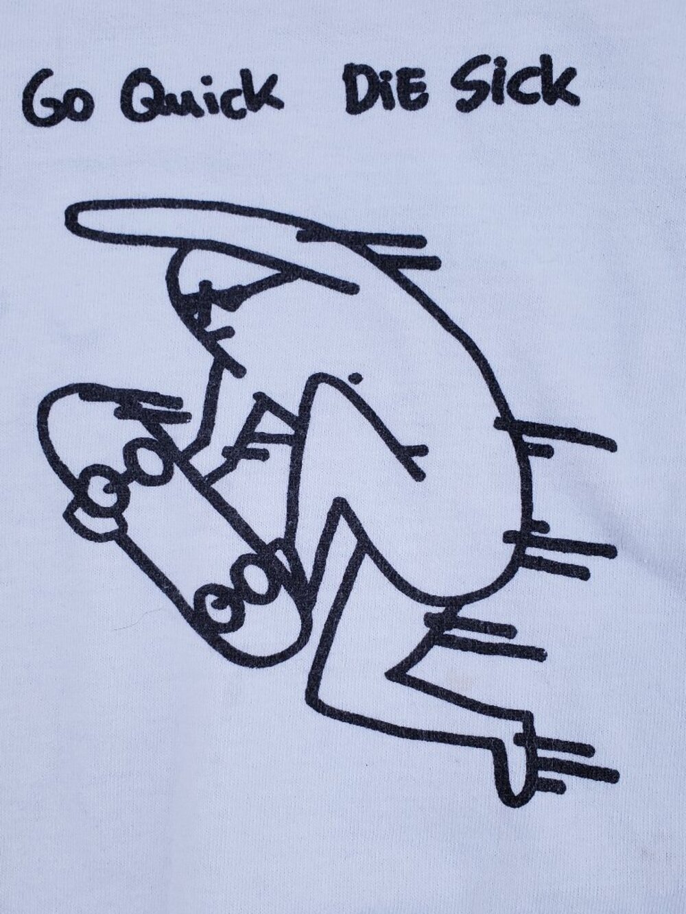 Leon Karssen Go Quick, Die Sick Tee - Size M - Picture 3 of 10